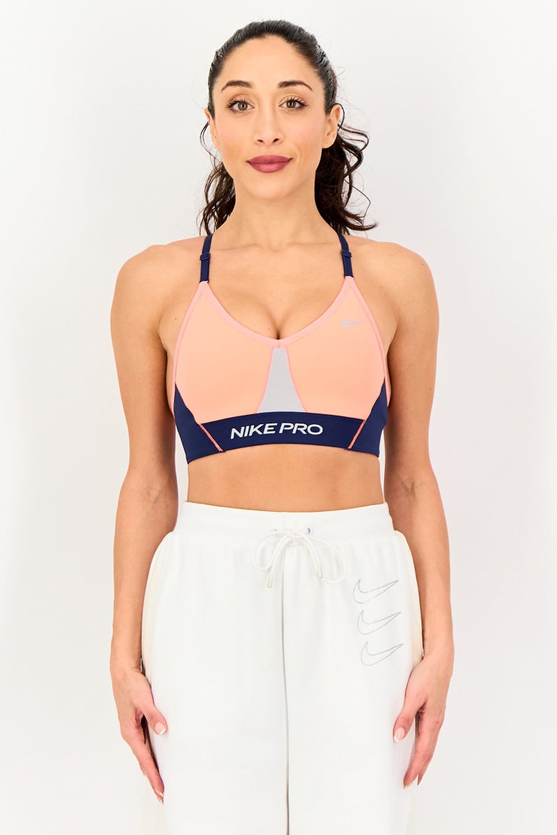 Nike Women Lightly Padded Training Sports Bra, Multicolor - Image 1