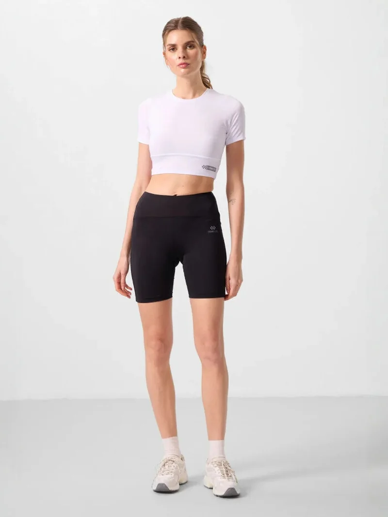تومي لايف TOMMY Short High-waist Slim-fit Sports Leggings