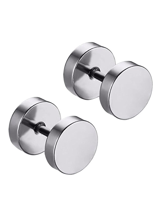 CYTHERIA Hombre Titanium Dumbbell Stud Earring - Image 1