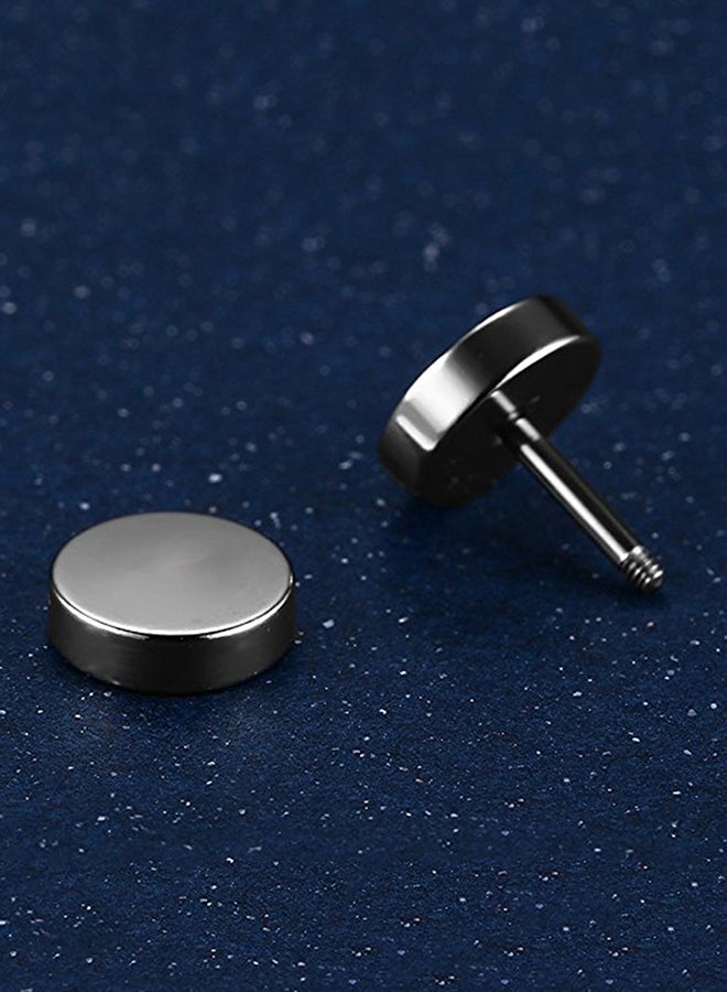 CYTHERIA Hombre Titanium Dumbbell Stud Earring - Image 4