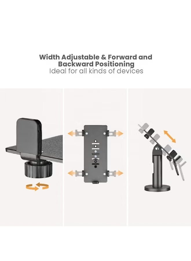 Skill Tech Universal Swivel & Tilt POS Terminal Stand – Adjustable Secure Credit Card Machine Holder for All Payment Devices - Image 4