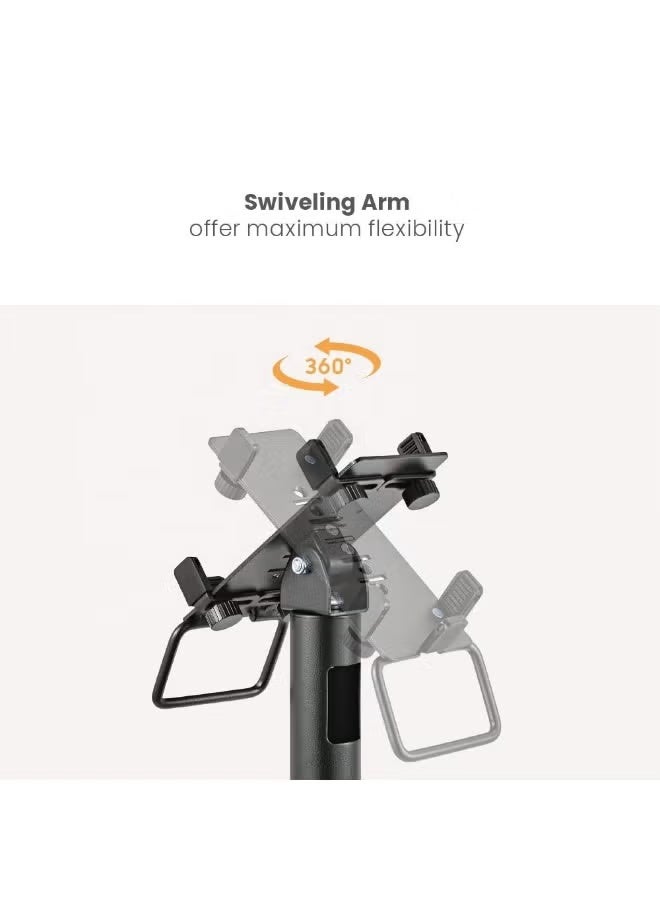 Skill Tech Universal Swivel & Tilt POS Terminal Stand – Adjustable Secure Credit Card Machine Holder for All Payment Devices - Image 5