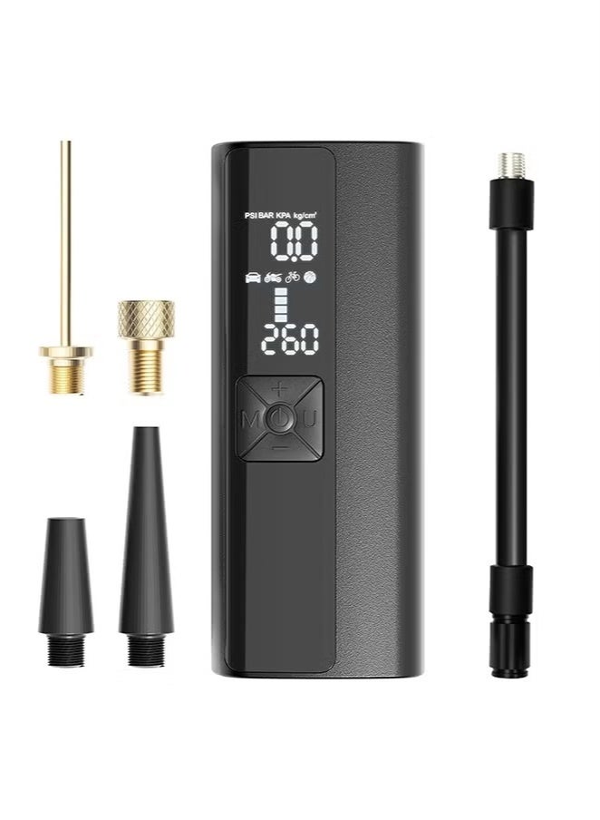 Generic Tire Inflator Portable Air Compressor Air Pump for Car Tires - Portable Tire Inflator with Auto-Shut Off Function for Car Tires, Motorcycle Tires, Bicycle Tires  - Image 1