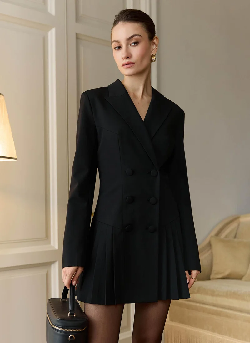 Lichi  Mini blazer dress with pleated skirt for Women | Best Price UAE