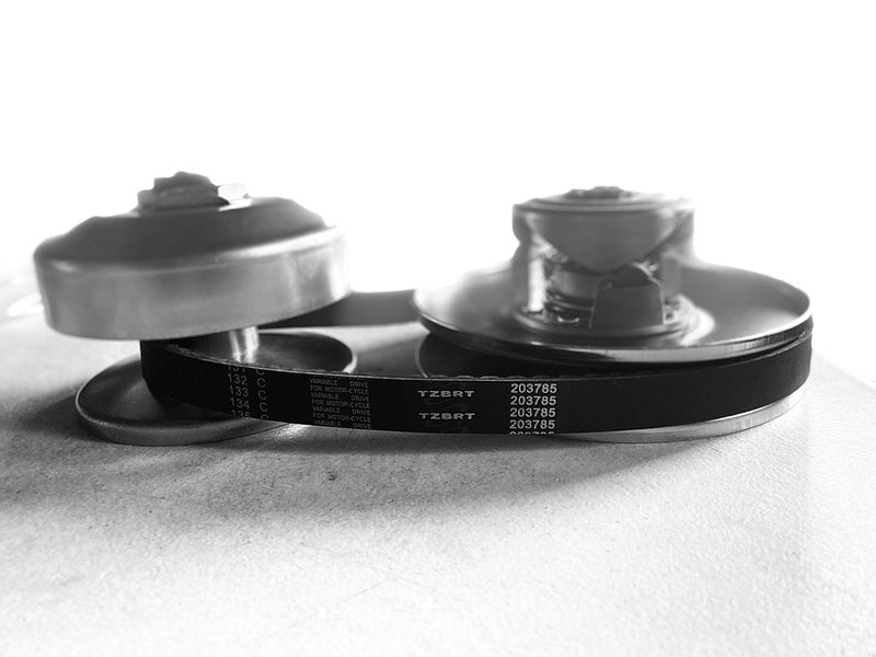 Blast LED - Predator 420CC Go Kart Torque Converter Kit: 40 Series Mounting back plate, 1" Driver, Driven Pulley, Belt, Mounting Hardware (5/8" Driven pulley) - Image 2