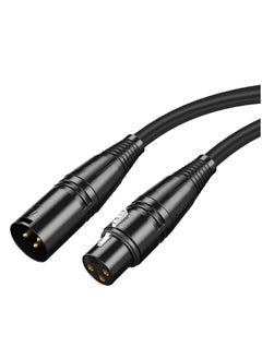 Arabest XLR Microphone Cable Male To Female 3 Pin Cannon Balanced Extension Cable for Recording Applications, Mixers, Speaker Systems, DMX Lights,Mixer,Amplifiers (5 Meters)  - Image 1