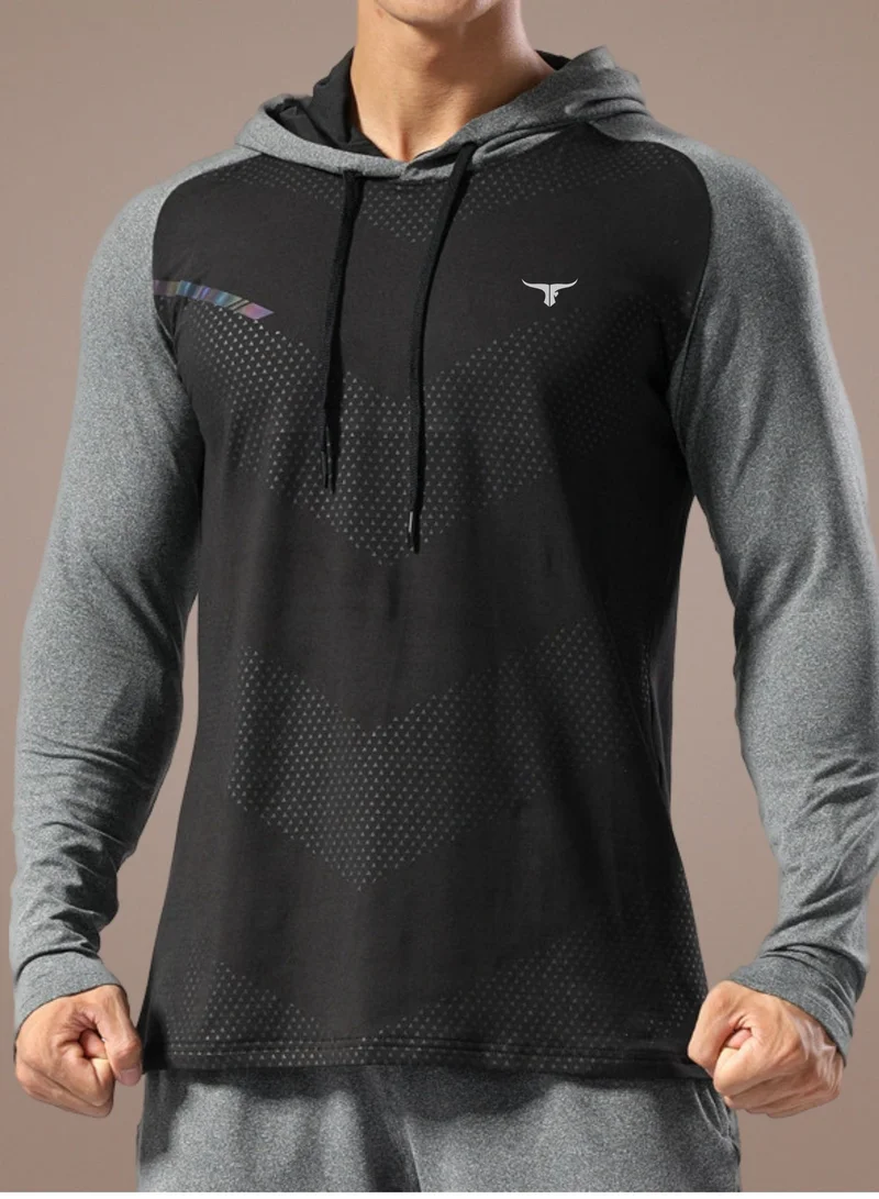 THUGFIT Black THUGFIT DynamicEdge Men's Hoodie - Black for Men | Best Price UAE