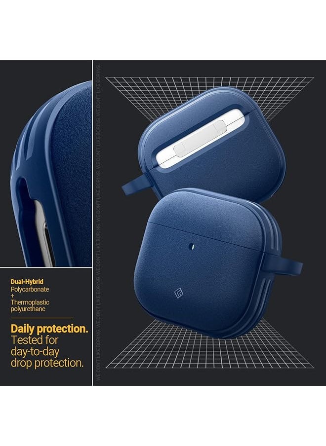 Caseology - Vault For Airpods 4 Case Cover 2024 With Carabiner Navy Blue - Image 1