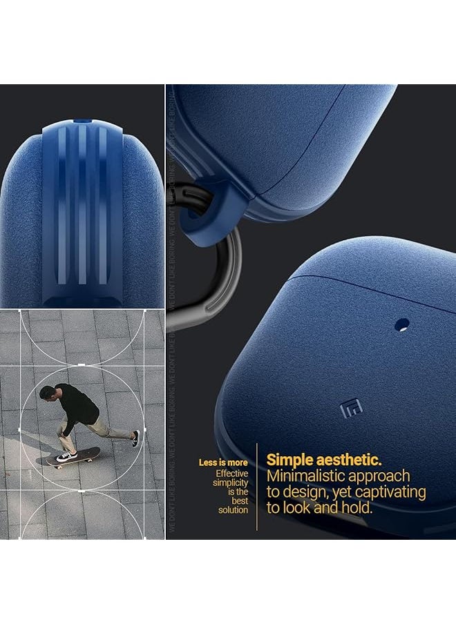 Caseology - Vault For Airpods 4 Case Cover 2024 With Carabiner Navy Blue - Image 1
