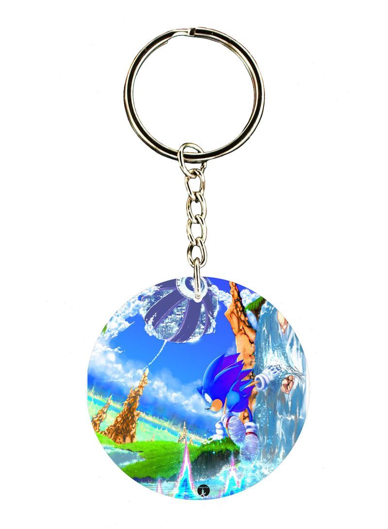 RKN Sonic Printed Keychain