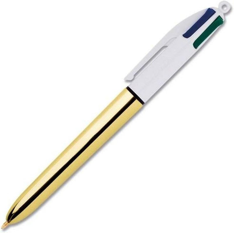 BIC 4 Colours Shine Ballpoint Pens - Box of 12