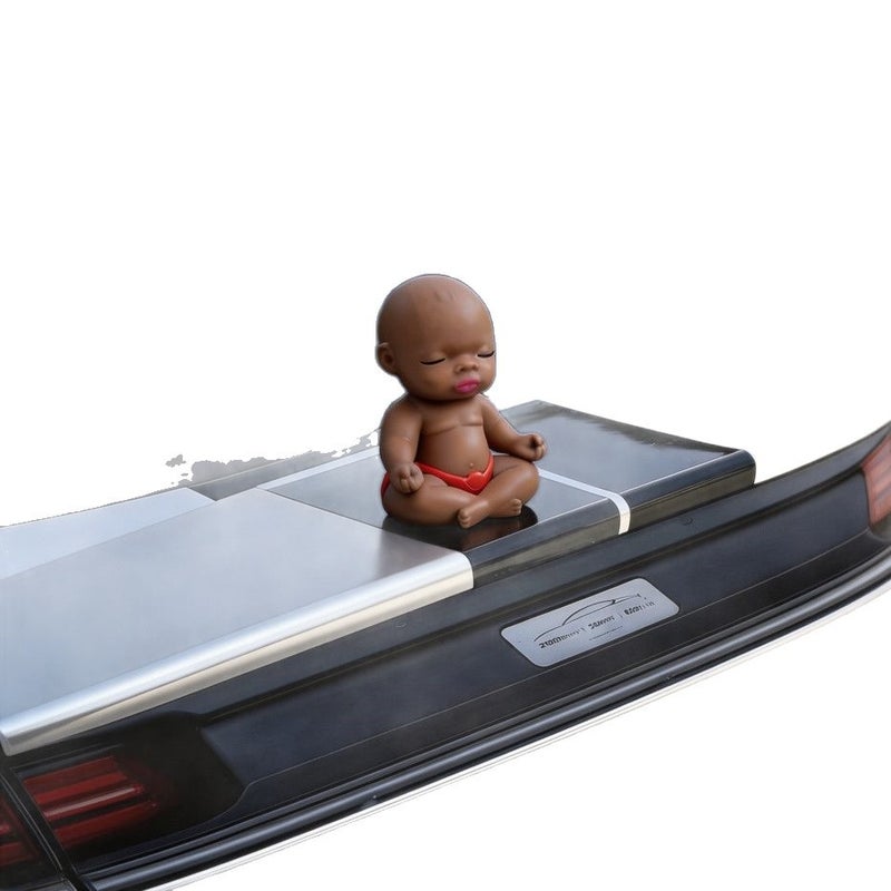 Natalie Car Dashboard Figurine Black Doll - Image 5