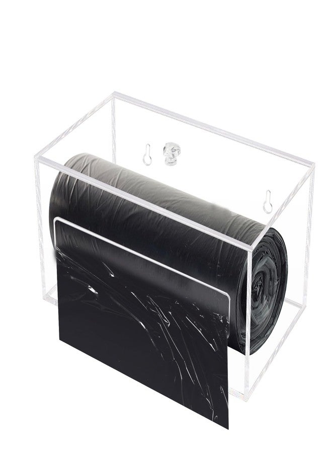 Weiai Trash Bag Organizer Dispenser, Garbage Bag Holder Dispenser, Trash Bag Roll Dispenser for Wall Mount - Image 1