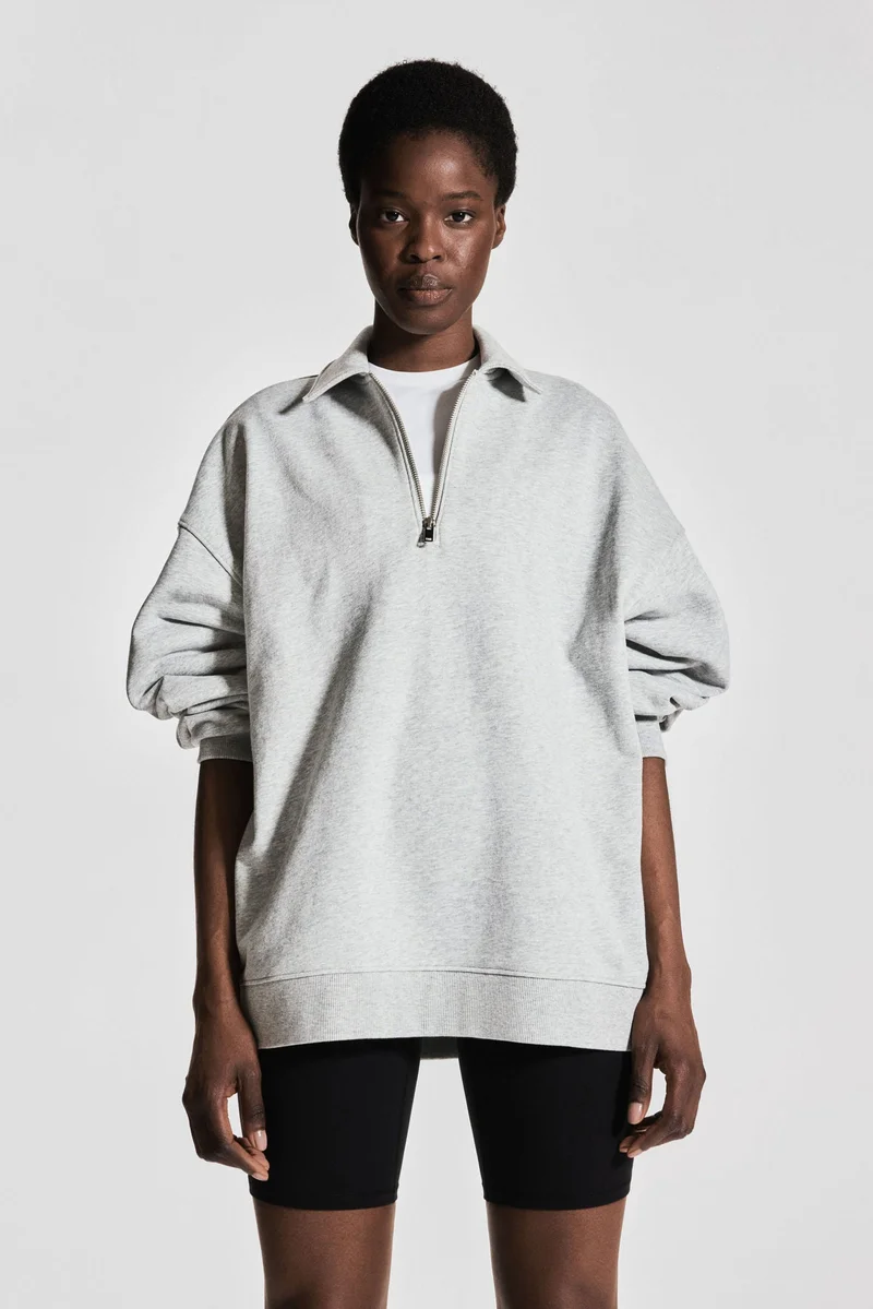 H&M Collared sports sweatshirt