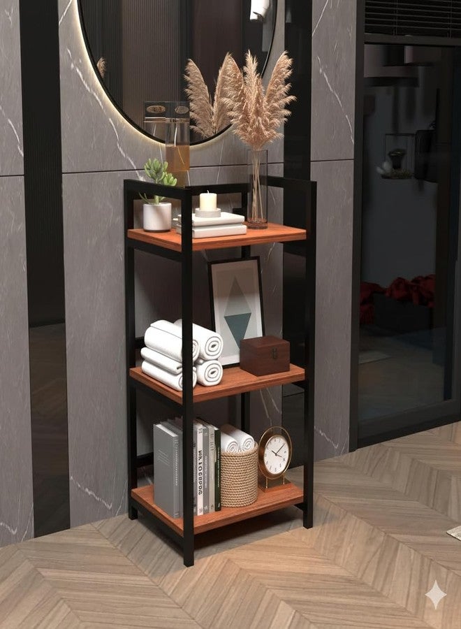 Rellon Microwave Stand,Kitchen Rack Oven Rack 3-Tier Counter Shelf,Space Saving Organizer, Two Layers Counter Top Organizer for Printers on Desk, Microwave Shelf Stand - Image 3