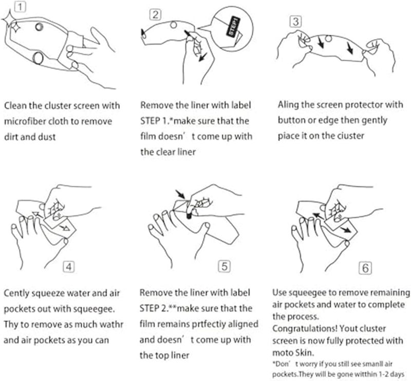 QASULER Screen Protector for CB750 CB 750 HORNET 2023 - Image 3