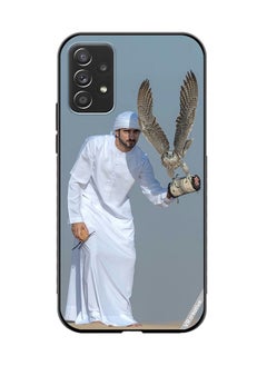 VR CREATIVE Protective Case Cover For Samsung Galaxy A32 5G Sheikh Hamdan Flying Eagle Design Multicolour  - Image 1