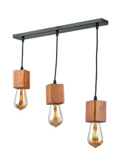 NAGAFA SHOP Modern Linear Wood 3 Lamps 3Rrw1217  - Image 1
