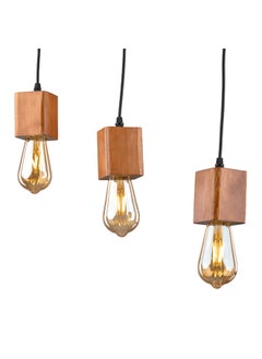 NAGAFA SHOP Modern Linear Wood 3 Lamps 3Rrw1217  - Image 2