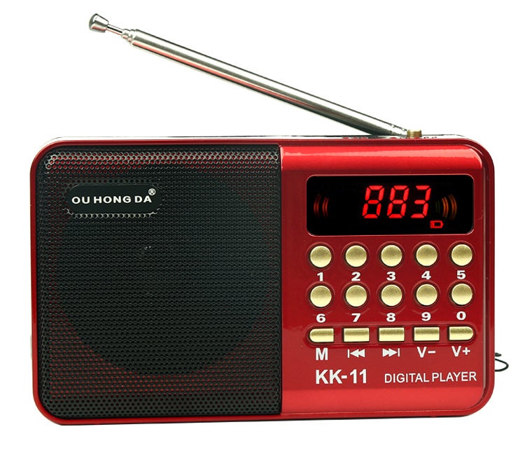 Direct Selling Export Explosions K11 Elderly Mini Radio Mp3 Elderly Card Multi-Function Fm Radio Tf - Image 1