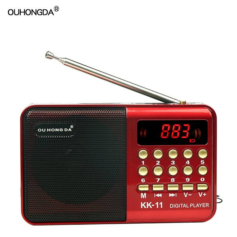 Direct Selling Export Explosions K11 Elderly Mini Radio Mp3 Elderly Card Multi-Function Fm Radio Tf - Image 2