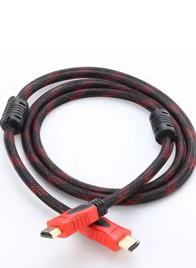 HDMI to HDMI cable 1.5mtr red/black  - Image 2