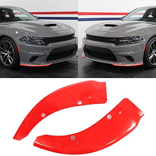 SPORTULI Front Bumper Lip Splitter Protector Replacement for 2015-2024 2025 Dodge Charger Scat Pack/SRT Models and 2019-2023 2024 GT/RT/SCAT Models - Image 4