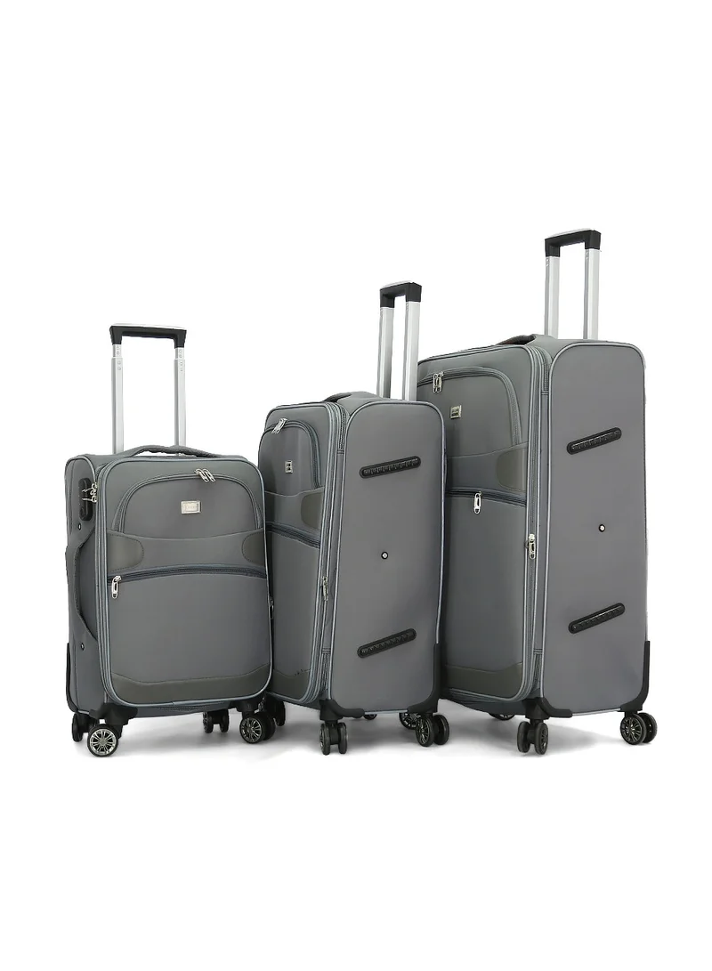 GIORDANO Giordano Softside Luggage Trolley Bag 3 Pieces set