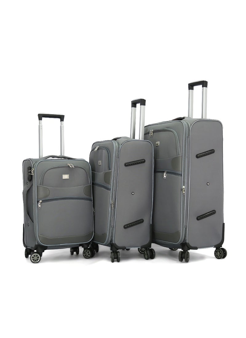 GIORDANO Giordano Softside Luggage Trolley Bag 3 Pieces set  - Image 1