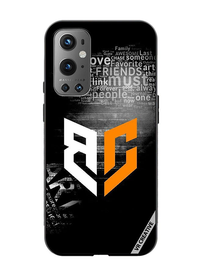 VR CREATIVE Protective Case Cover For OnePlus 9 Pro Bg Logo Design Multicolour - Image 1