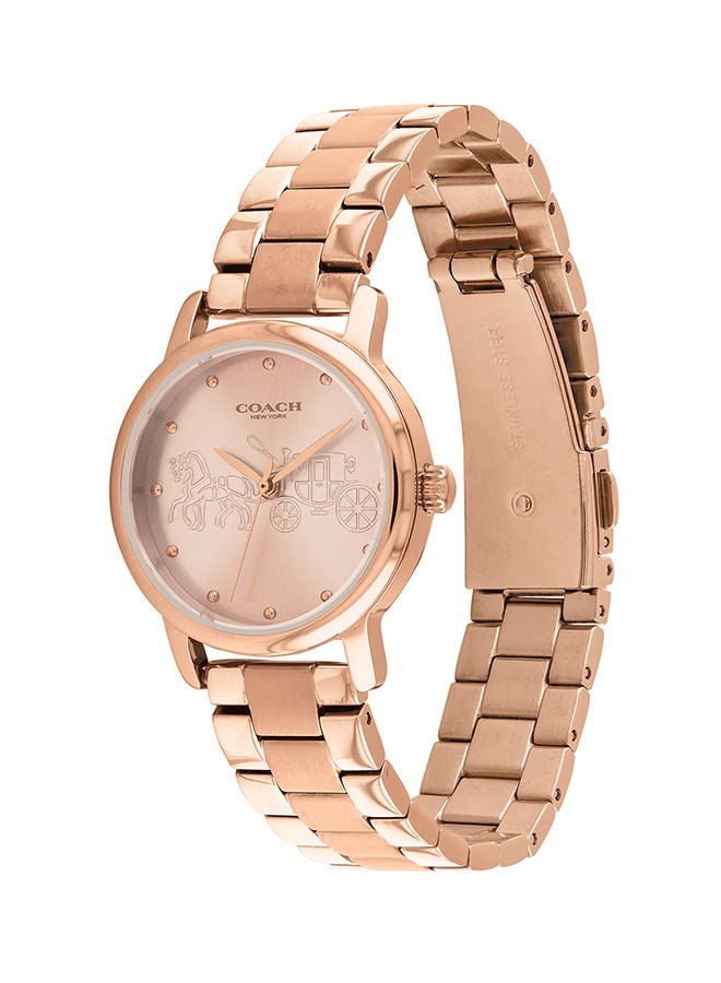 COACH Women Grand  Rose Gold Dial Watch - 14502977 - Image 1