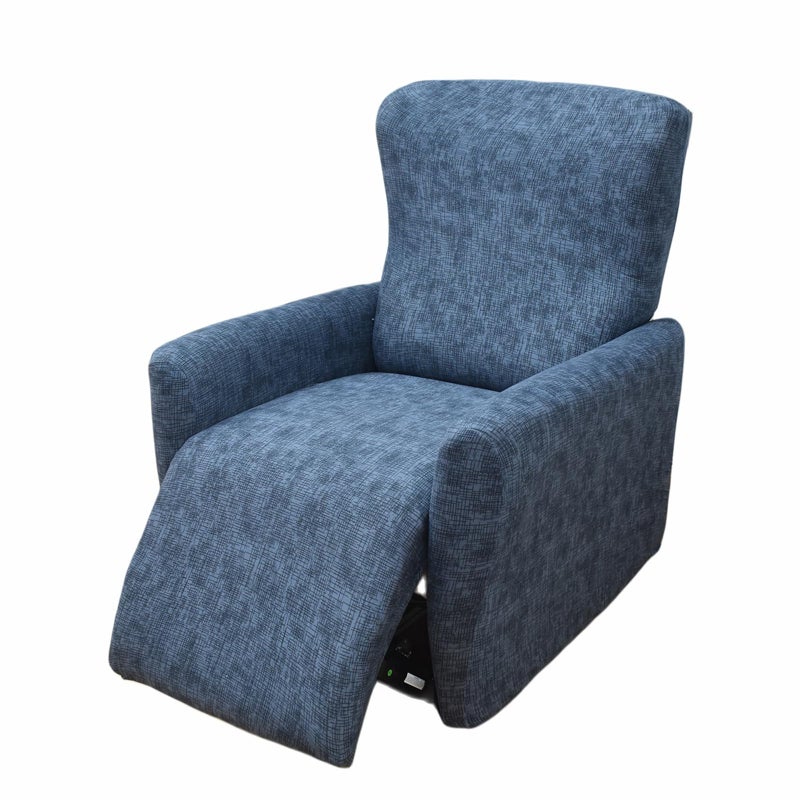 NILUOH Stretch Recliner Cover 4 Pieces Printed Lazy Boy Chair Covers Recliner Sofa Slipcover AntiSlip Fitted Furniture Protector with Elastic Bottom 16