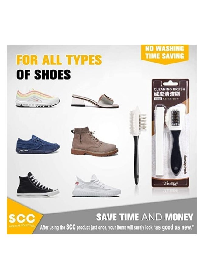 Oasisgalore - Professional Suede & Nubuck Shoe Cleaner Kit  for Napped Leather Coats, Furniture, Seats, Sneakers - Image 1