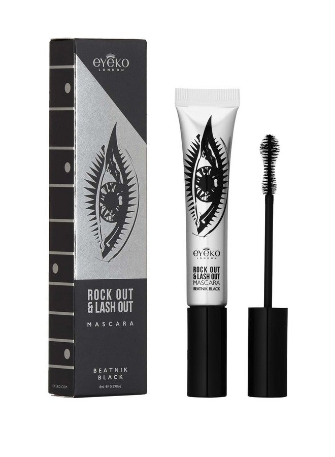 Eyeko Rock Out and Lash Out Thickening Mascara, Intense Black - Buildable Volume, Curl & Length 8ml - Image 2