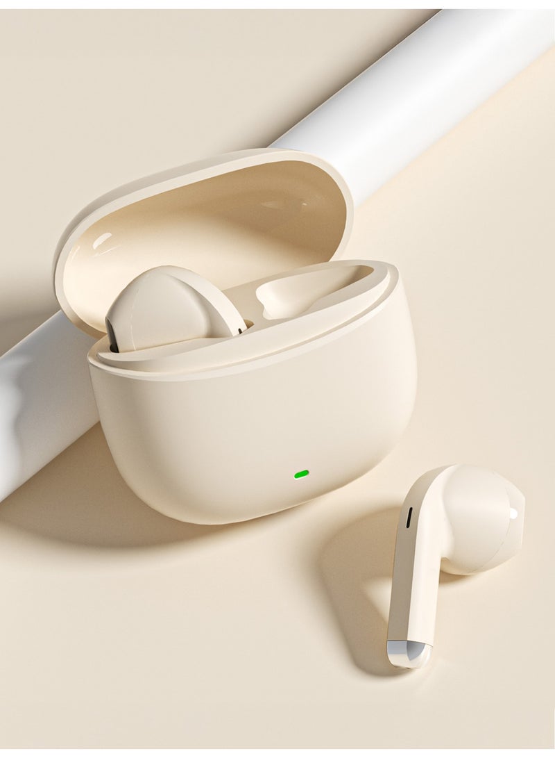 سماعات أذن لاسلكية، سماعات أذن لاسلكية الإصدار 5.4، سماعات مكالمات بخاصية إلغاء الضوضاء، صوت جهير 13 مم، تحكم باللمس، اقتران بخطوة واحدة، علبة شحن تدوم طويلاً - Image 1