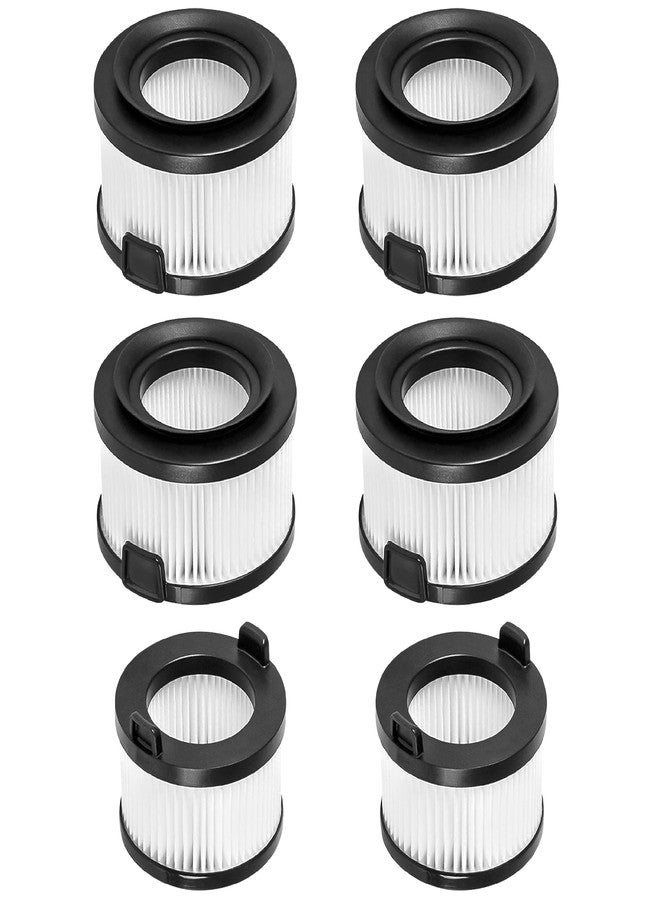 Fette Filter - VortexIQ 40 Vacuum Filter Compatible with LEVOIT VortexIQ 40-RF Cordless Stick Vacuum Cleaner, 6-Pack Filter Set, 2 Main Filters + 4 Pre Motor Filters for Vacuum Model # LSV-VF401-AUS - Image 1