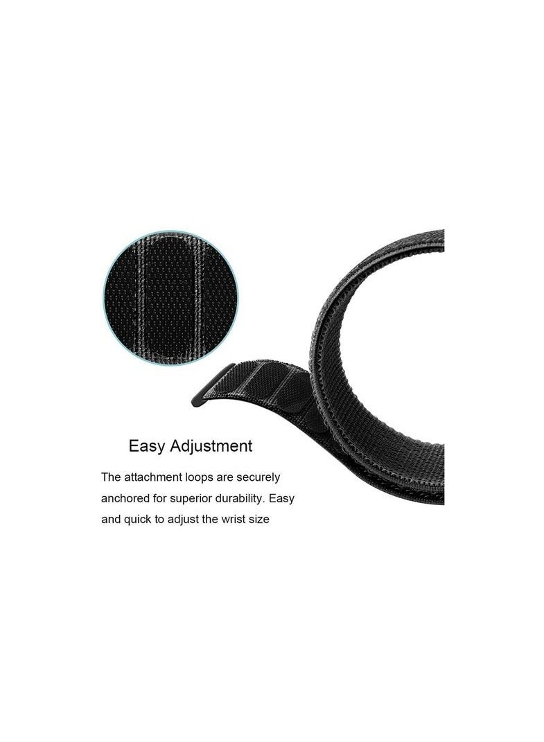 سوار نايلون بديل 20 ملم لهواوي جي تي 2 42 ملم - اسود - Image 3