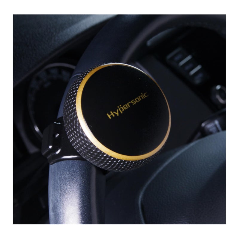 Hypersonic Steering Wheel Knob Spinner - Large Non-Slip Suicide Knob with Bearing, Steering Wheel Accessories Effortless Driving - Ideal for Drivers - Image 2