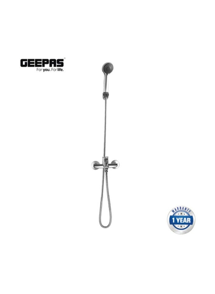 GEEPAS Geepas Gsw61004 Bath Mixer With Shower Set With Three Function Switches, Power Showers For Bathrooms With Solid Metal Lever Handle - Image 1