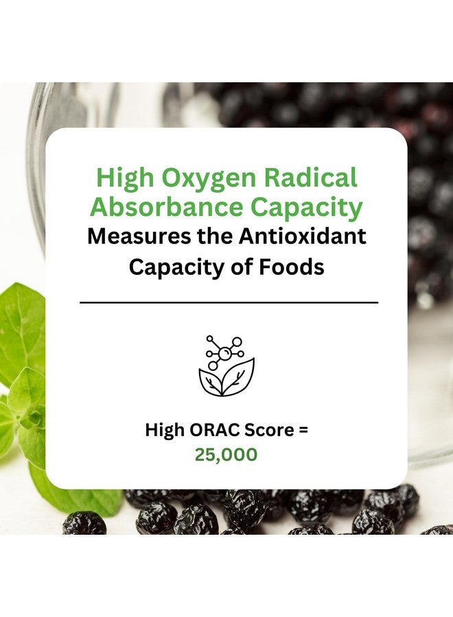 Paradise Herbs, Organic Maqui Berry Extract, 400 mg, Fresh, Freeze-Dried Concentrate for Superior Potency, Non-GMO, Vegan, 60 Capsules - Image 3