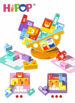 Jenga Wooden Blocks Game With Difficult Challenge Cards,Kids Educational Toys