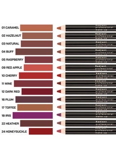 RADIANT PROFESSIONAL MAKE UP / HELLENICA Radiant Professional Softline Waterproof Lip Pencil Nontransfer Long Lasting Lip Liner For Defined Lips Ultra Creamy & Soft Lip Pencil With Vitamin E 1.20G (10 Cherry)  - Image 2