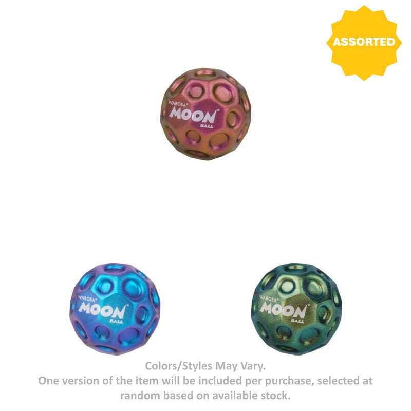 Waboba Metallic Moon Ball (6.3 cm, Assorted) - Image 1