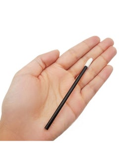 GoWorth 500Pcs/Set Disposable Lip Brushes Make Up Brush Lipstick Lip Gloss Wands Applicator Tool Makeup Beauty Tool Kits (Black)  - Image 3
