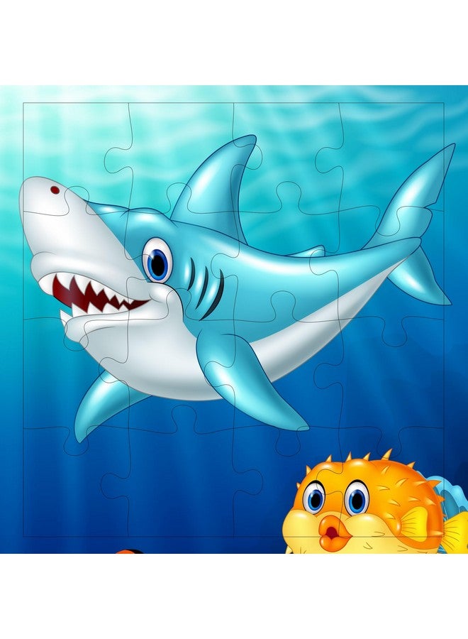 Fiddlys Jigsaw Puzzles 16 Pieces For Kids Ages 3+ (Mix World Pack Of 4) - Image 4