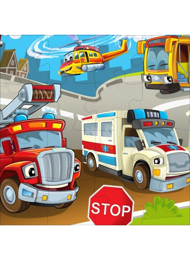 Fiddlys Jigsaw Puzzles 16 Pieces For Kids Ages 3+ (Mix World Pack Of 4) - Image 5