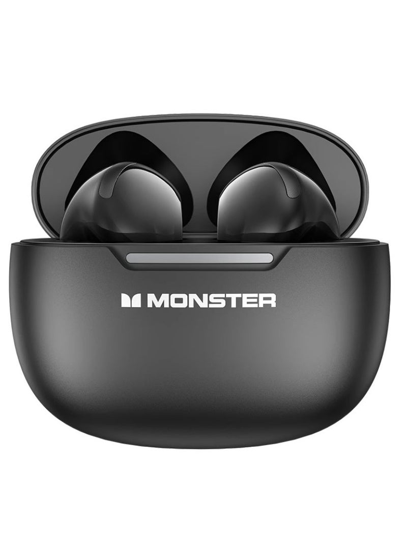 Monster N-Lite 208 TWS Earbuds – 13mm Bass, Bluetooth 5.4, 25H Playtime, ENC, IPX5, Touch Control - Image 2