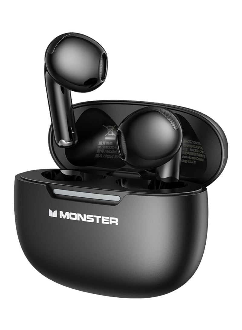 Monster N-Lite 208 TWS Earbuds – 13mm Bass, Bluetooth 5.4, 25H Playtime, ENC, IPX5, Touch Control - Image 1