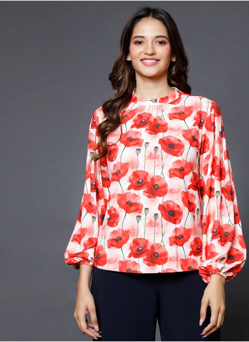 Long sleeve Red Printed Top - pzsku/Z65D07512223BD6FDE881Z/45/_/1739447953/9d3e7cee-5916-4762-8bbb-9d95eaaff4e0