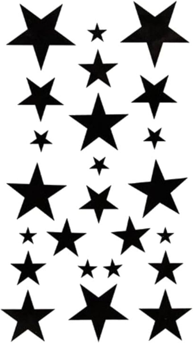 ARS Waterproof Body Painting Temporary Tattoo Sticker 10x10x10 Cm Multicolor